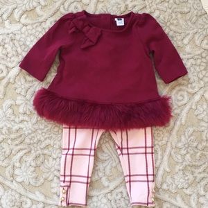 Janie and jack outfit pants and top 12-18m